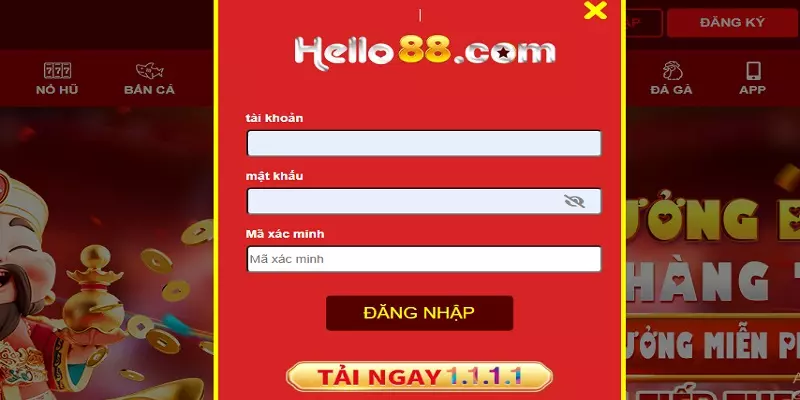 Các bước đăng nhập tài khoản Hello88 chuẩn nhất